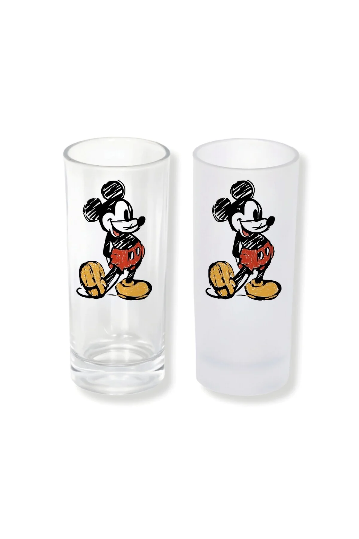 Mickey Mouse Buzlu / Buzsuz Seçenekli Rakı Bardağı – 1 Adet Şık S