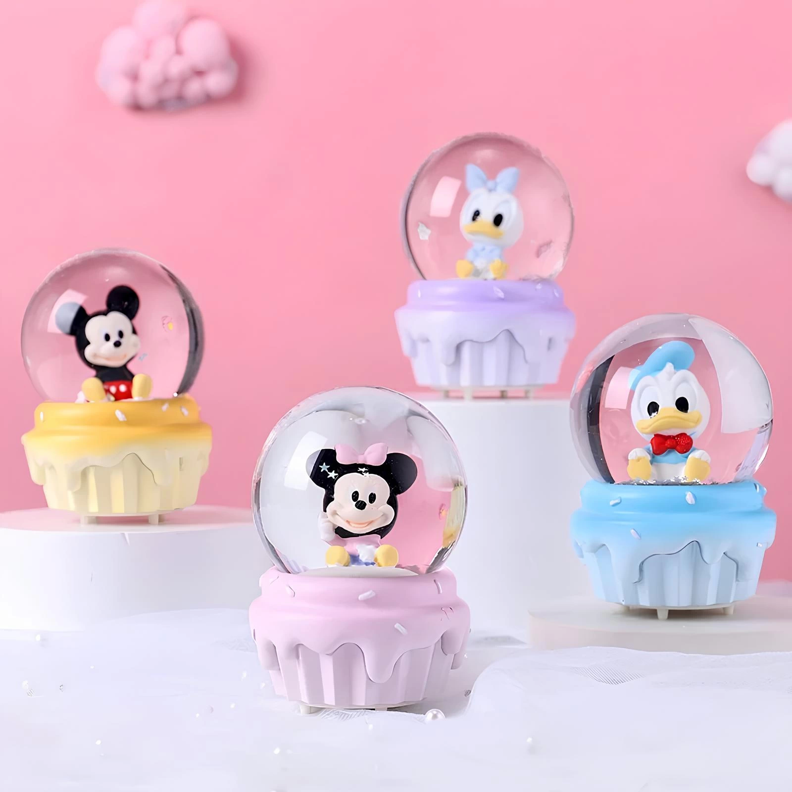 Just Cheap Store Mickey Mouse İşikli Kar Küresi 9 Cm Alk3112