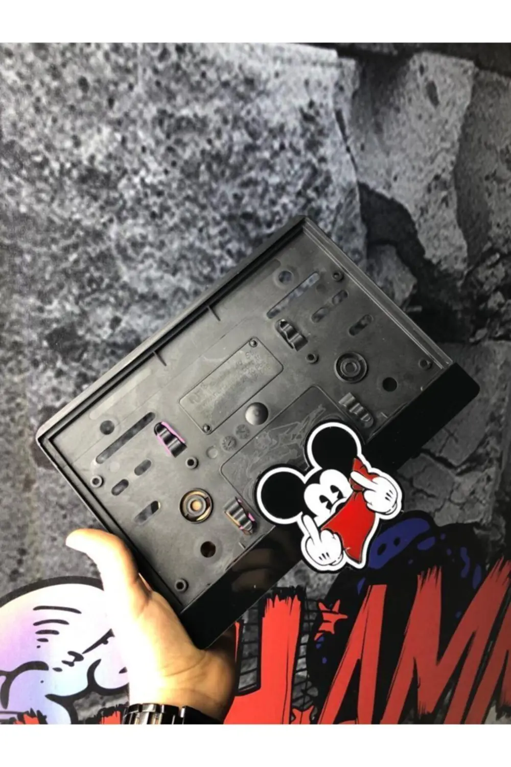 Mickey Mouse Motor Plakalık