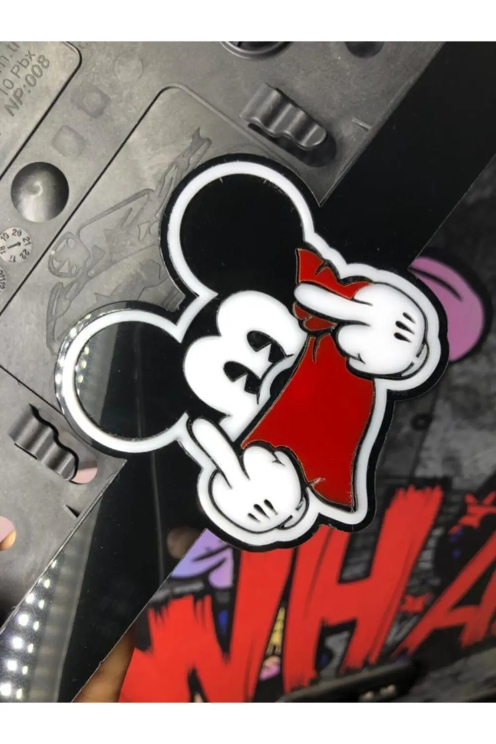 Mickey Mouse Motor Plakalık