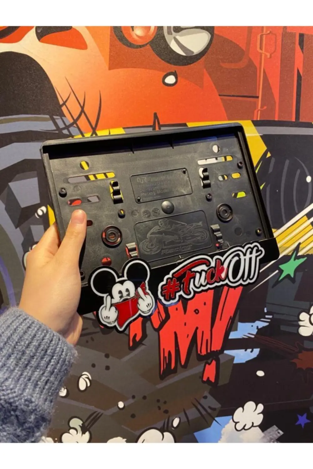 Mickey Mouse Motor Plakalık