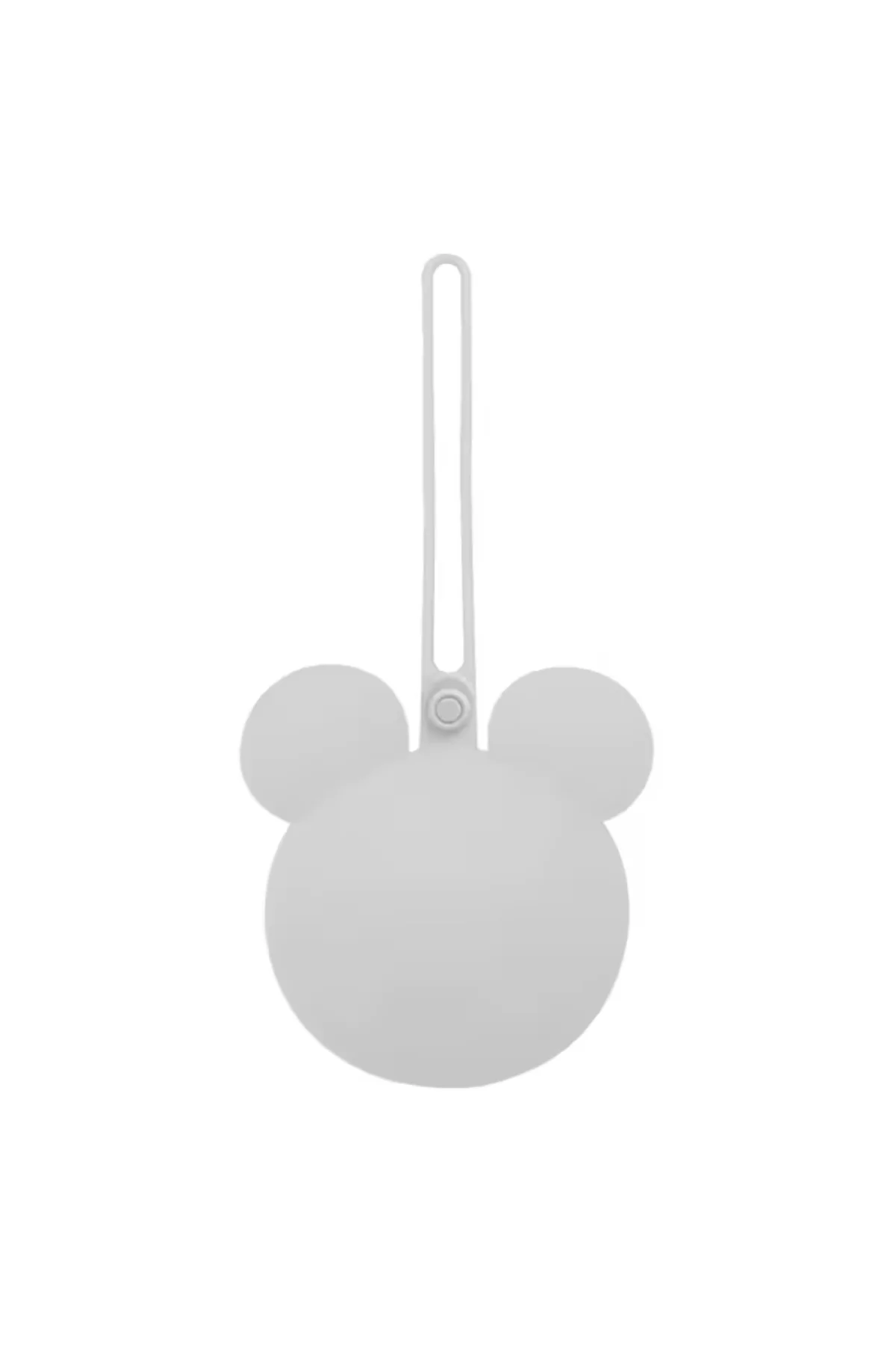 Mickey Mouse Silikon Emzik Kutusu - Emzik Saklama Kabı - Hijyenik ve Askılı Tasarım (gri)