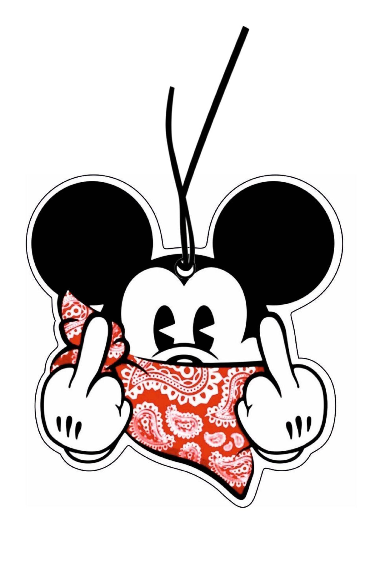 Mickey Mouse Tasarımlı Dekoratif Oto Araç Kokusu Ve Aksesuarı