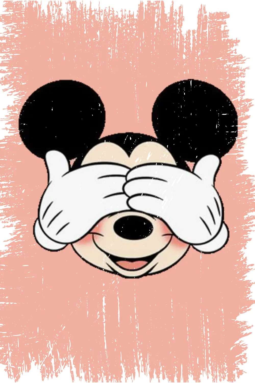 Mickey Mouse Tasarımlı Ahşap Poster