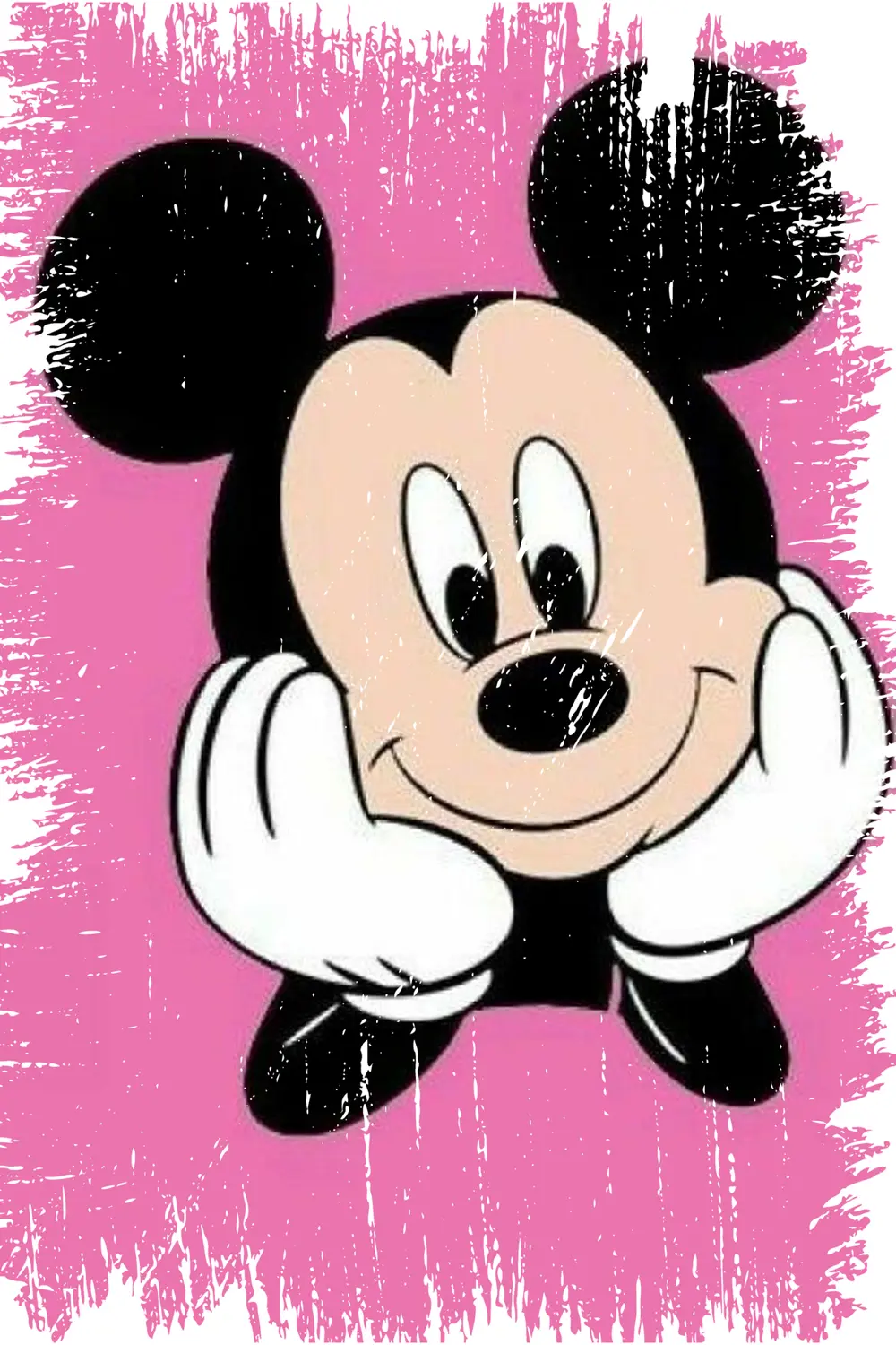 Mickey Mouse Tasarımlı Ahşap Poster