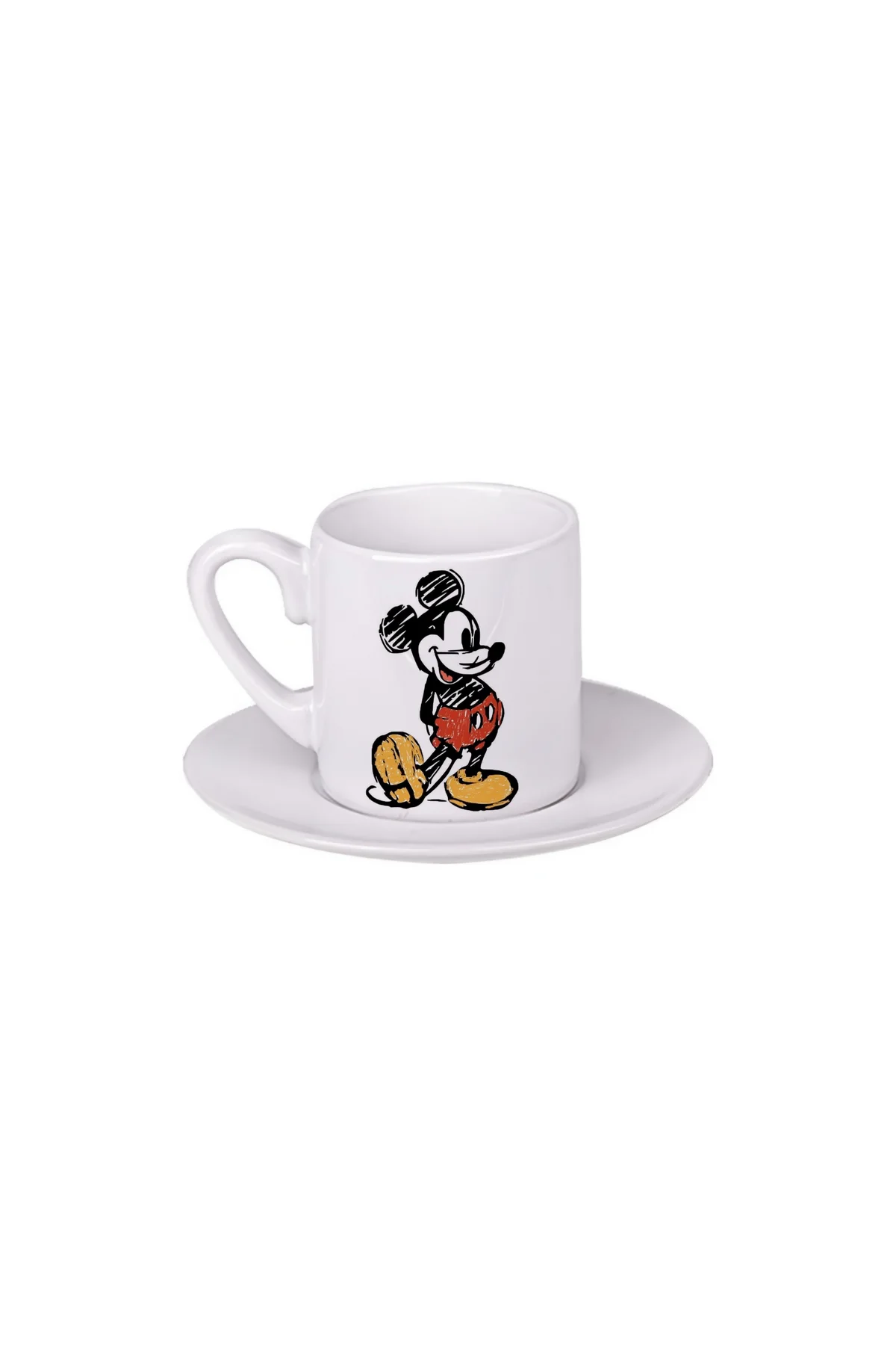 Mickey Mouse Türk Kahvesi Fincanı 032
