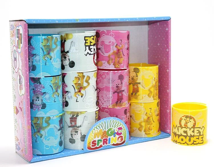 Mickey Mouse ve Minnie Baskılı Magic Spring Stres Yayı - Standlı Karışık Renk 12'li Seti Fiyatı, Yorumları ve Özellikleri