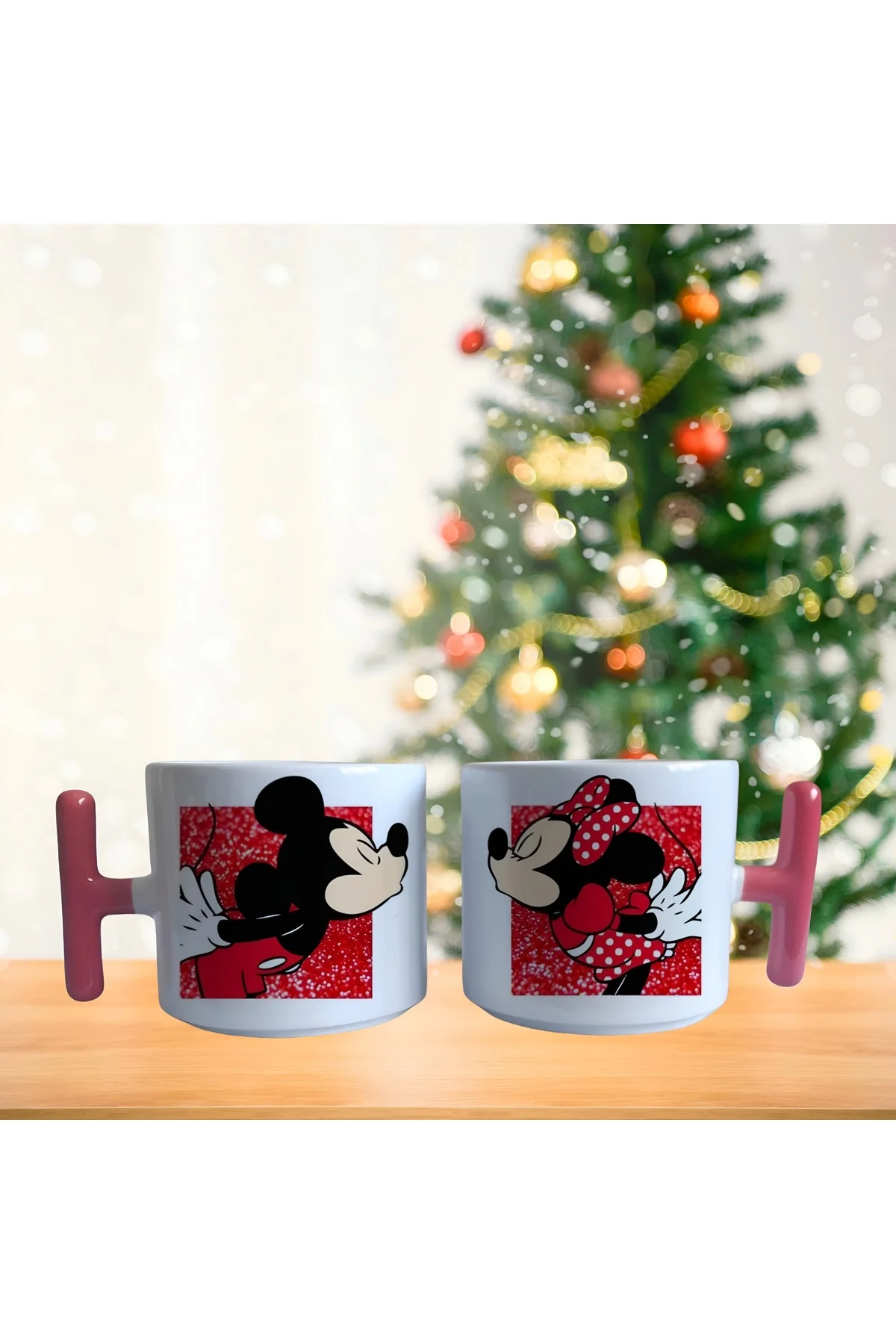 Mickey ve Minnie Kahve Fincan Takımı 015