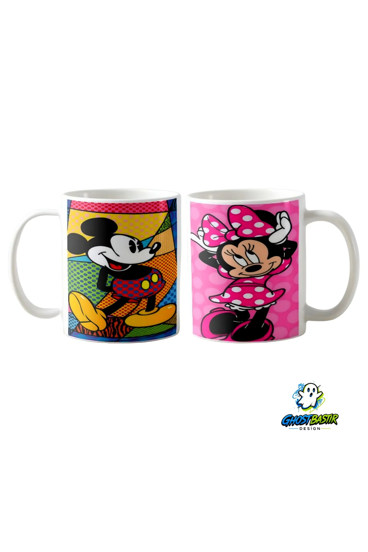 Mickey ve Minnie Kupa Bardak | Tek Adet K0316