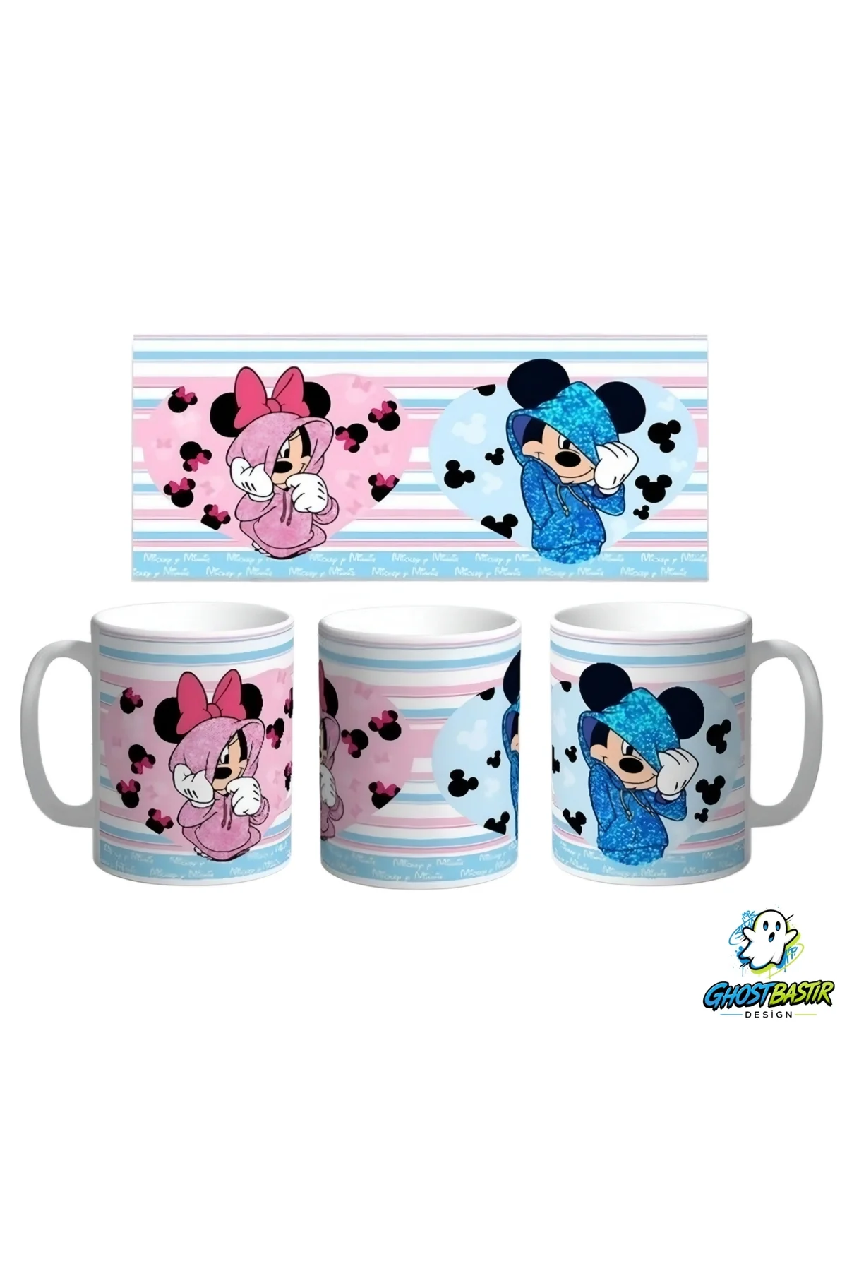 Mickey ve Minnie Mouse Kupa Bardak | Tek Adet K0610