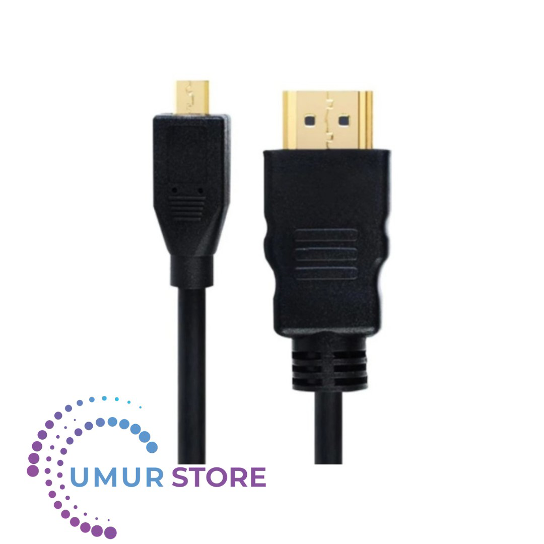 Micro HDMI To HDMI Kablo 3D Full Hd Mikro Hdmı - 1.5m