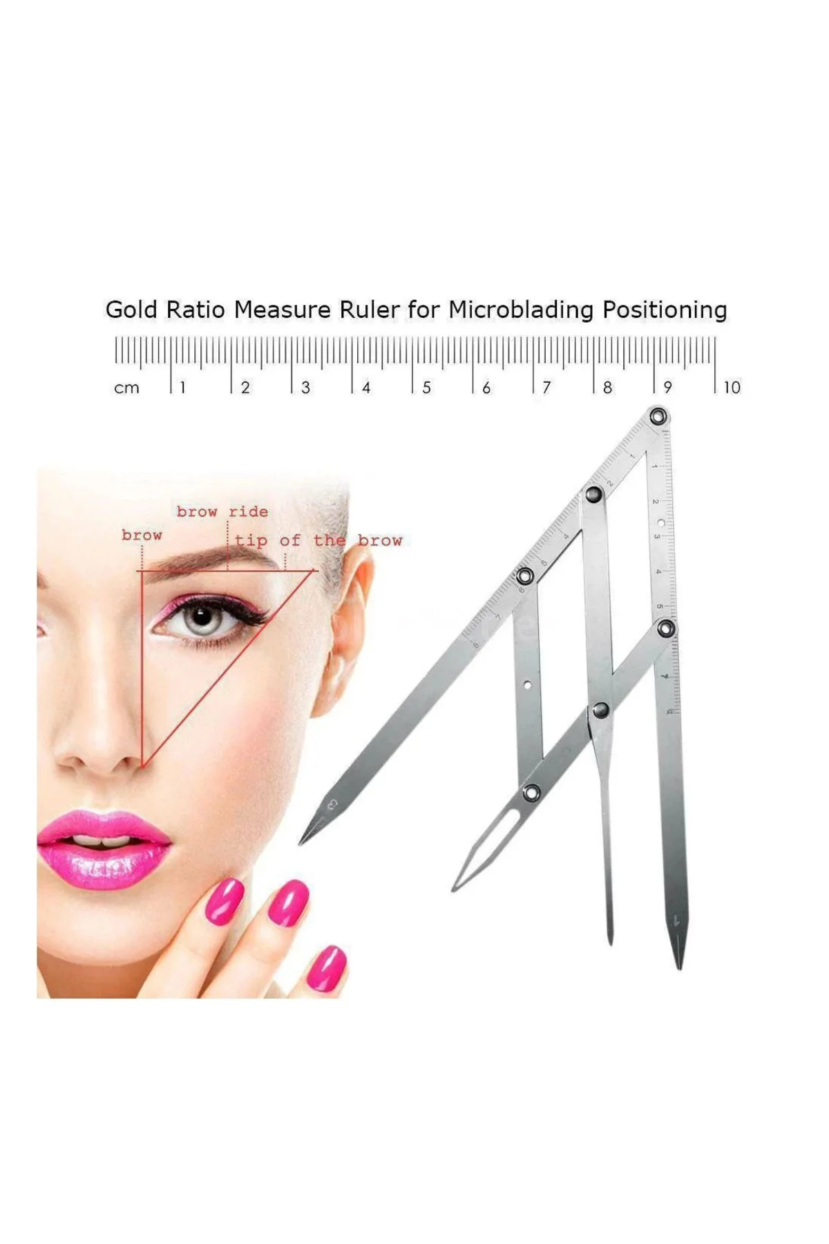 Microblading Simetrik Ve Estetik Kaş Ölçüm Cetveli, Kalıcı Makyaj Microblading Simetrik Ve Estetik Kaş Ölçüm Cetveli, Kalıcı Makyaj