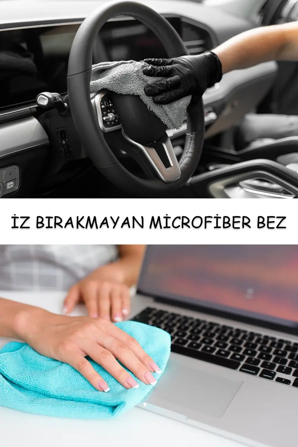 Microfiber 4'lü Iz Bırakmayan Temizlik Ve Cam Bezi 30 X 40 Cm