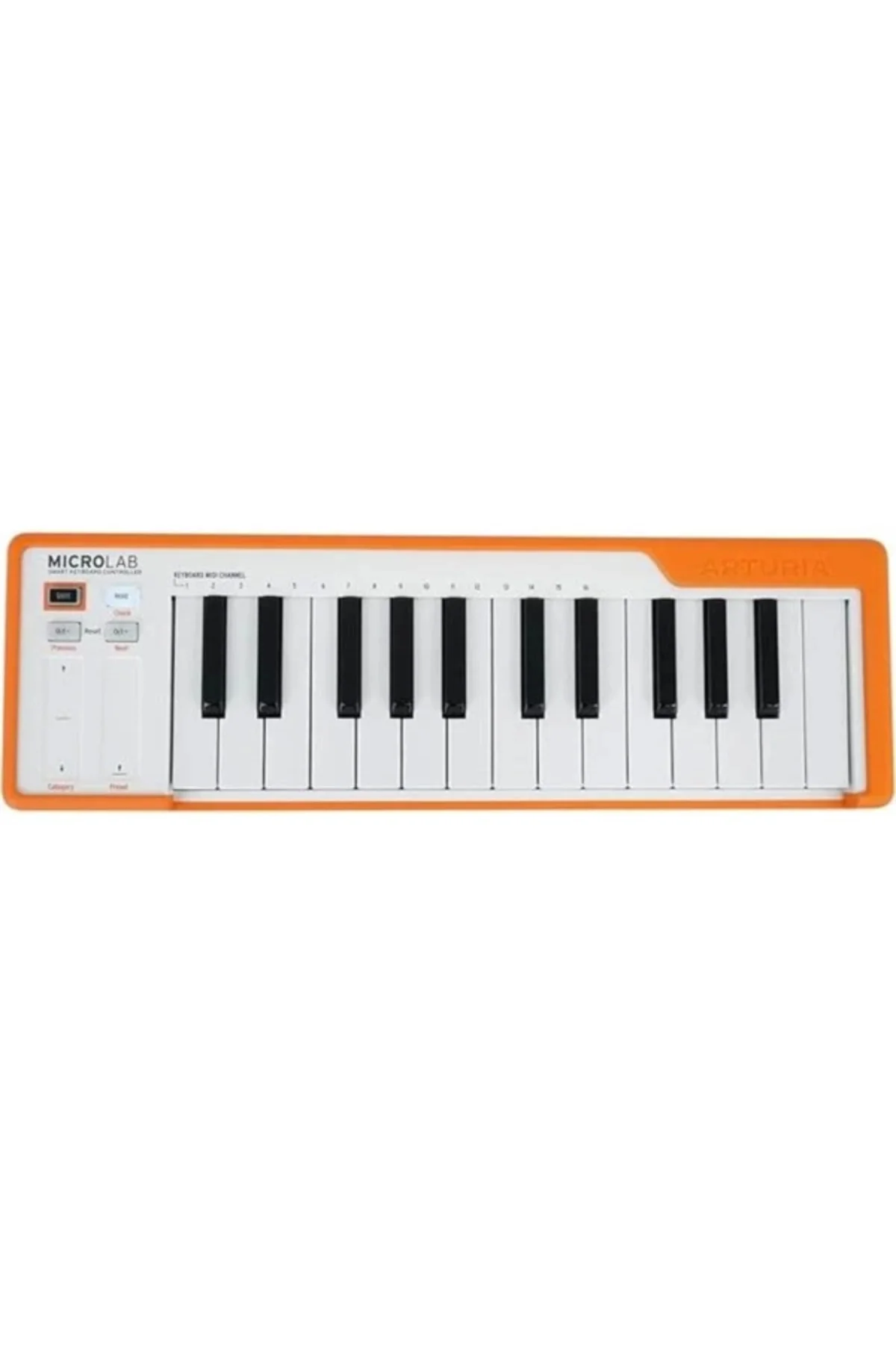 Microlab 25 Tuş Slimkey Micro Keyboard, Turuncu
