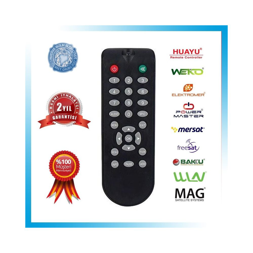 Microstar 30379 Uydu Alıcı Kumandası Microstar 30379 Uydu Alıcı Kumandası