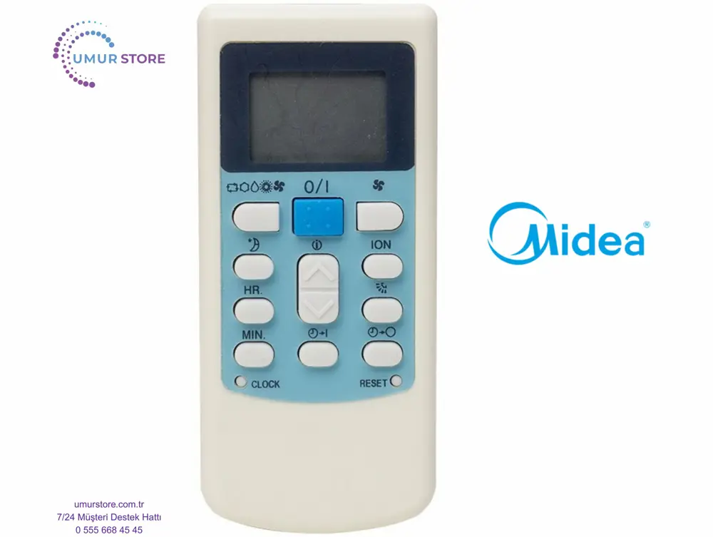Midea Klima Kumandası Midea Klima Kumandası