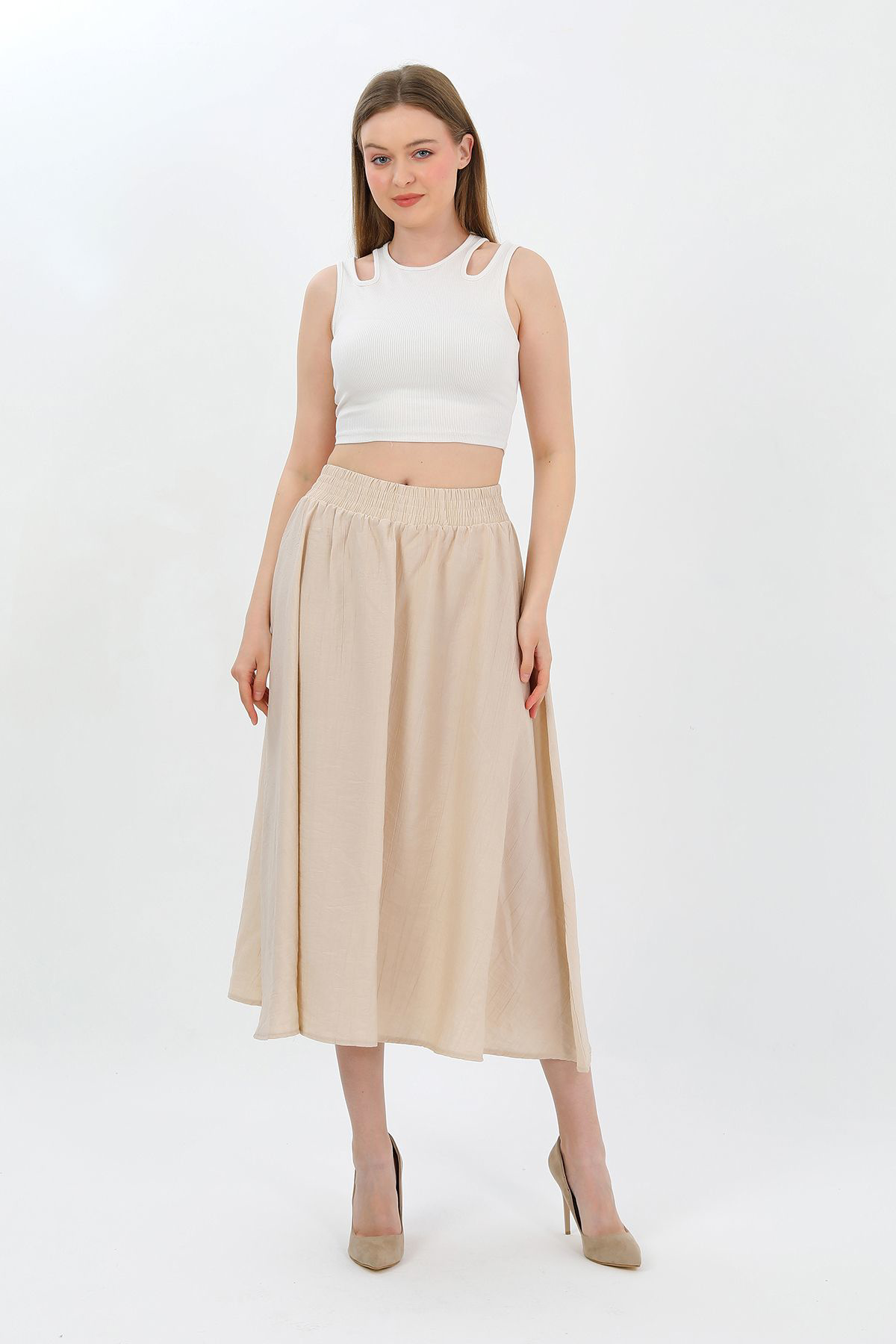 Hebb Club Midi Çilek Etek