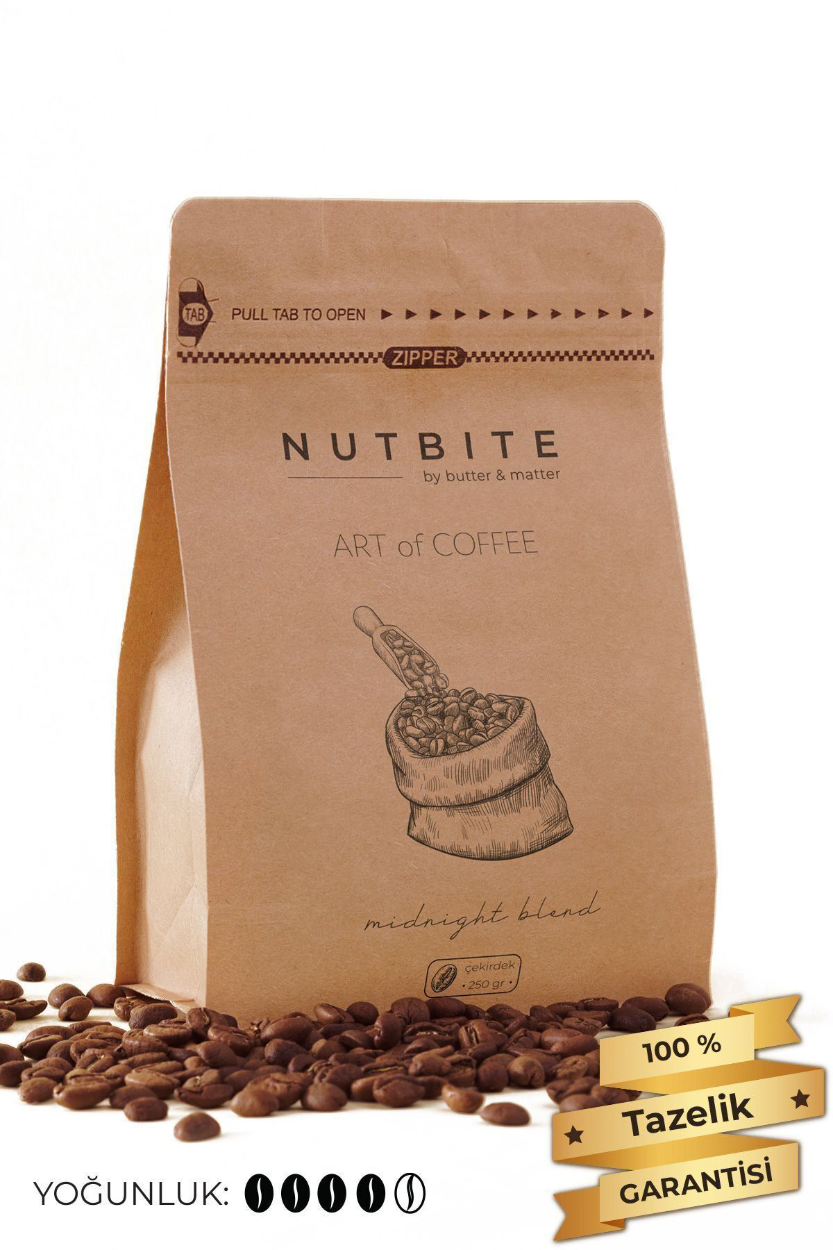 Midnight Blend 250gr - (Çekirdek veya Öğütülmüş Seçeneği) - Nitel