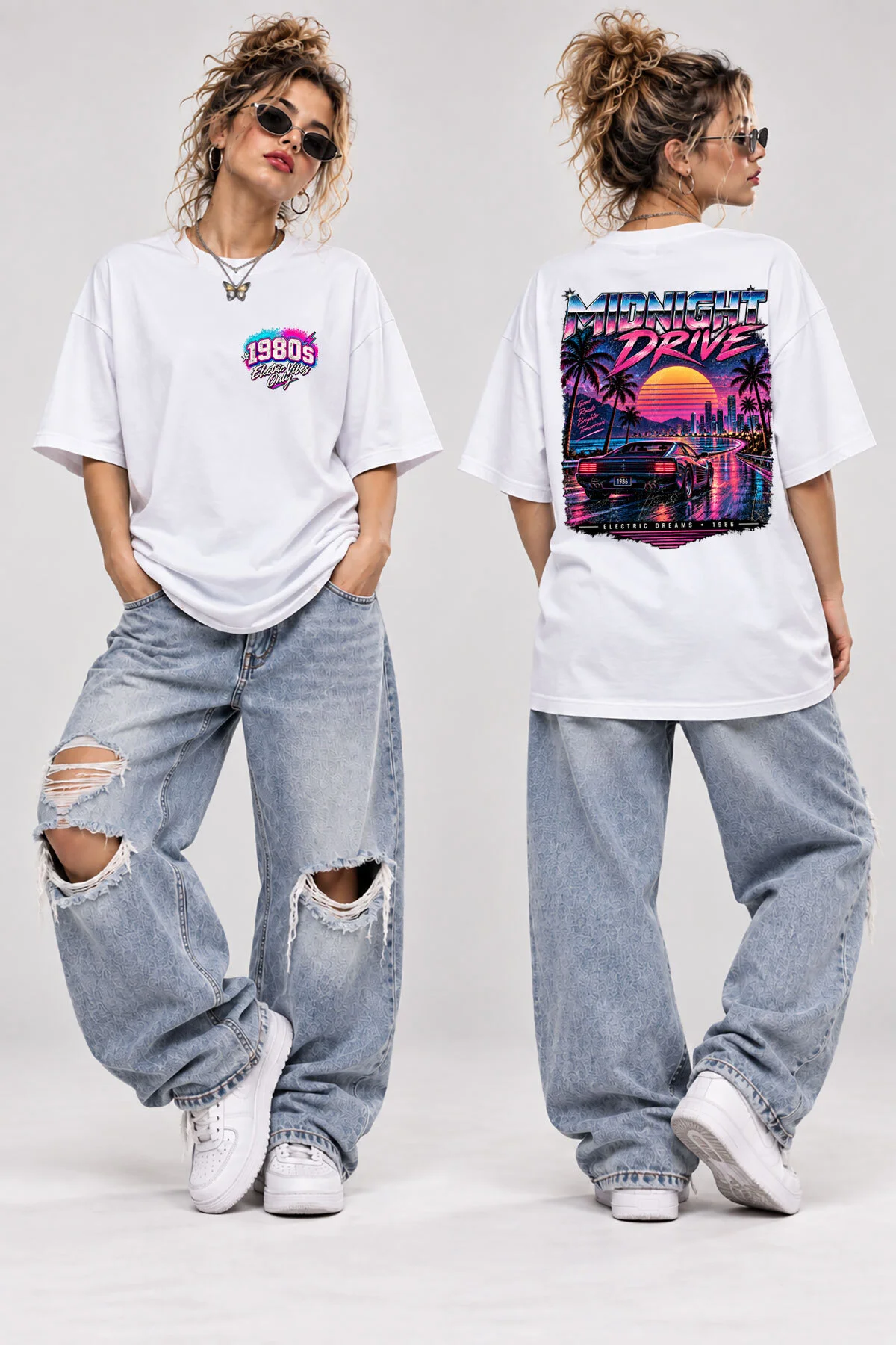 Midnight Drive 1980s Araba Baskılı Oversize T-Shirt Unisex Retro Synthwave Büyük Arka Baskılı Streetwear Tişört Midnight Drive 1980s Araba Baskılı Oversize T-Shirt Unisex Retro Synthwave Büyük Arka Baskılı Streetwear Tişört