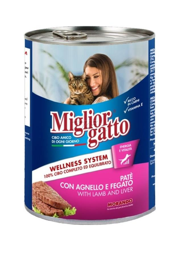Miglior Gatto Pate Kuzu Ciğerli Kedi Konservesi 400 Gr.