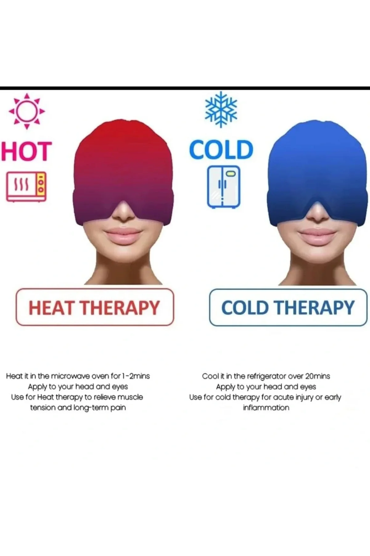 Miğren Ve Baş Ağrısı Giderici Maske - Lisinya