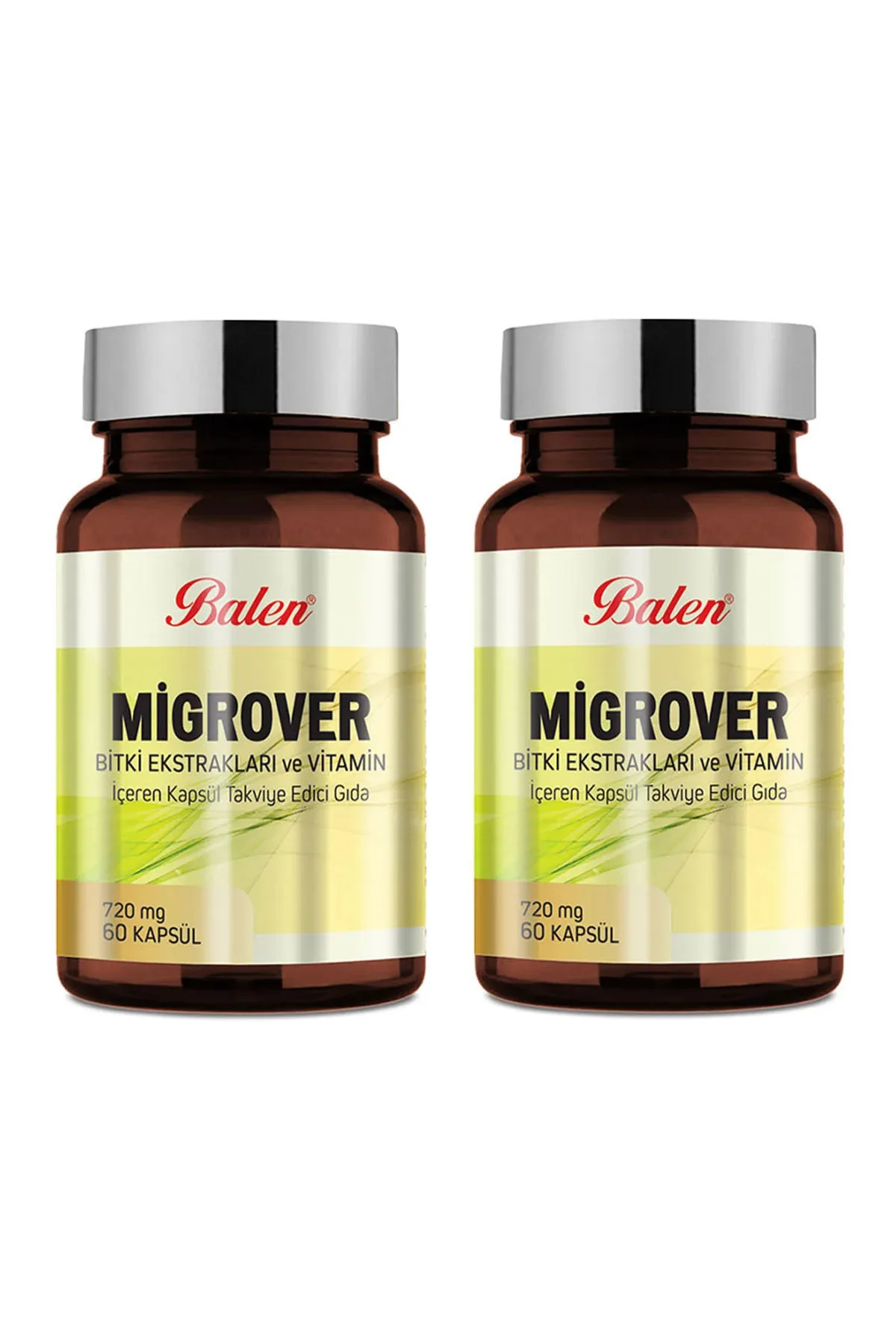 Migrover Bitki Ekstraktları-vitamin 60 Kapsül X 2 Adet