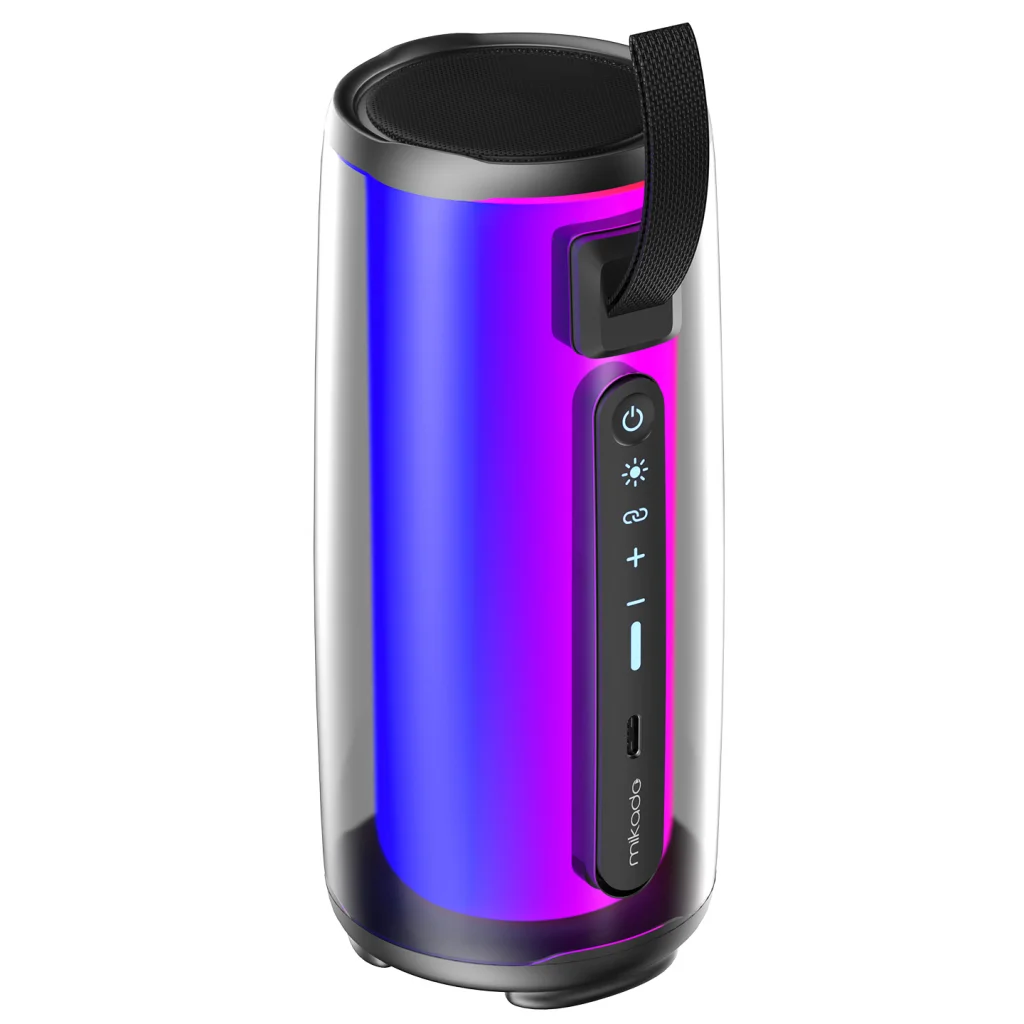 Mikado MD-17BT Capella 10W Taşınabilir Bluetooth Karaoke Speaker RGB Işıklı ve Mikrofonlu (1923)
