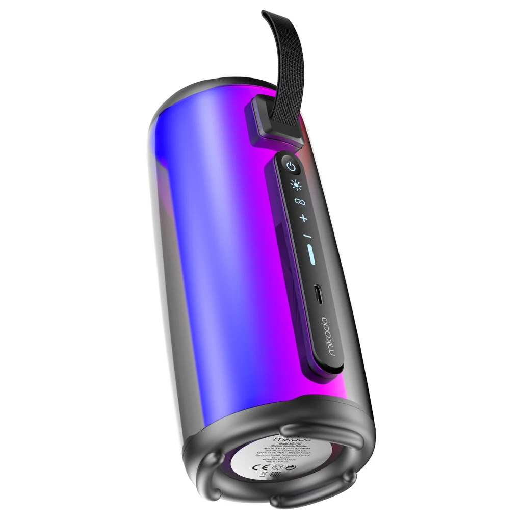 Mikado MD-17BT Capella 10W Taşınabilir Bluetooth Karaoke Speaker RGB Işıklı ve Mikrofonlu (1923)