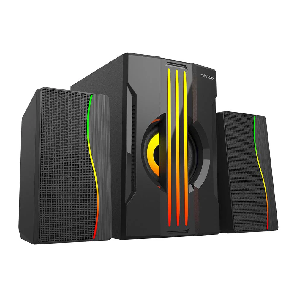 Mikado MD-254 2+1 25W(5w-2+15w) Usb+SD+Fm Bluetooth Destekli RGB 