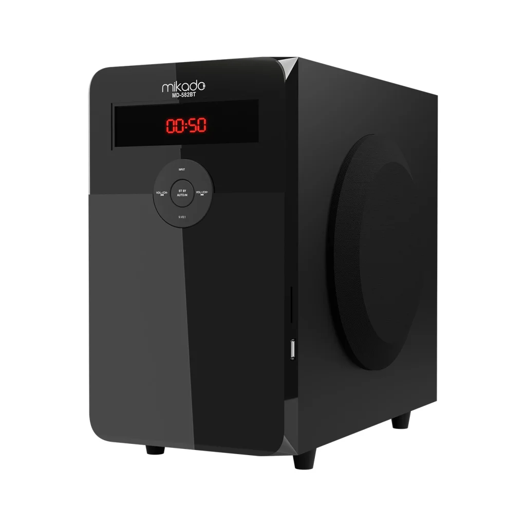 Mikado MD-582BT 110W 5+1 Ev Sinema Sistemi - Bluetooth ve USB Destekli Masaüstü Ses Sistemi
