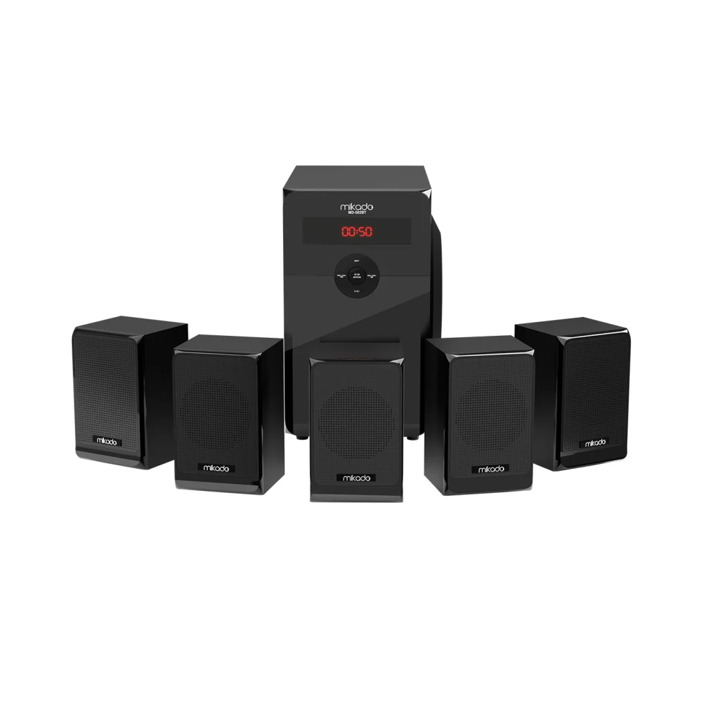 Mikado MD-582BT 110W 5+1 Ev Sinema Sistemi - Bluetooth ve USB Destekli Masaüstü Ses Sistemi