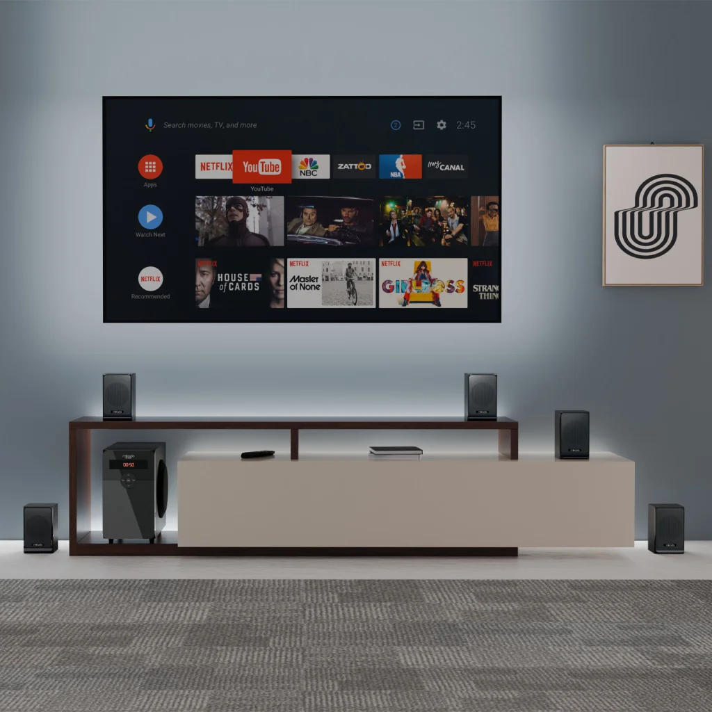 Mikado MD-582BT 110W 5+1 Ev Sinema Sistemi - Bluetooth ve USB Destekli Masaüstü Ses Sistemi