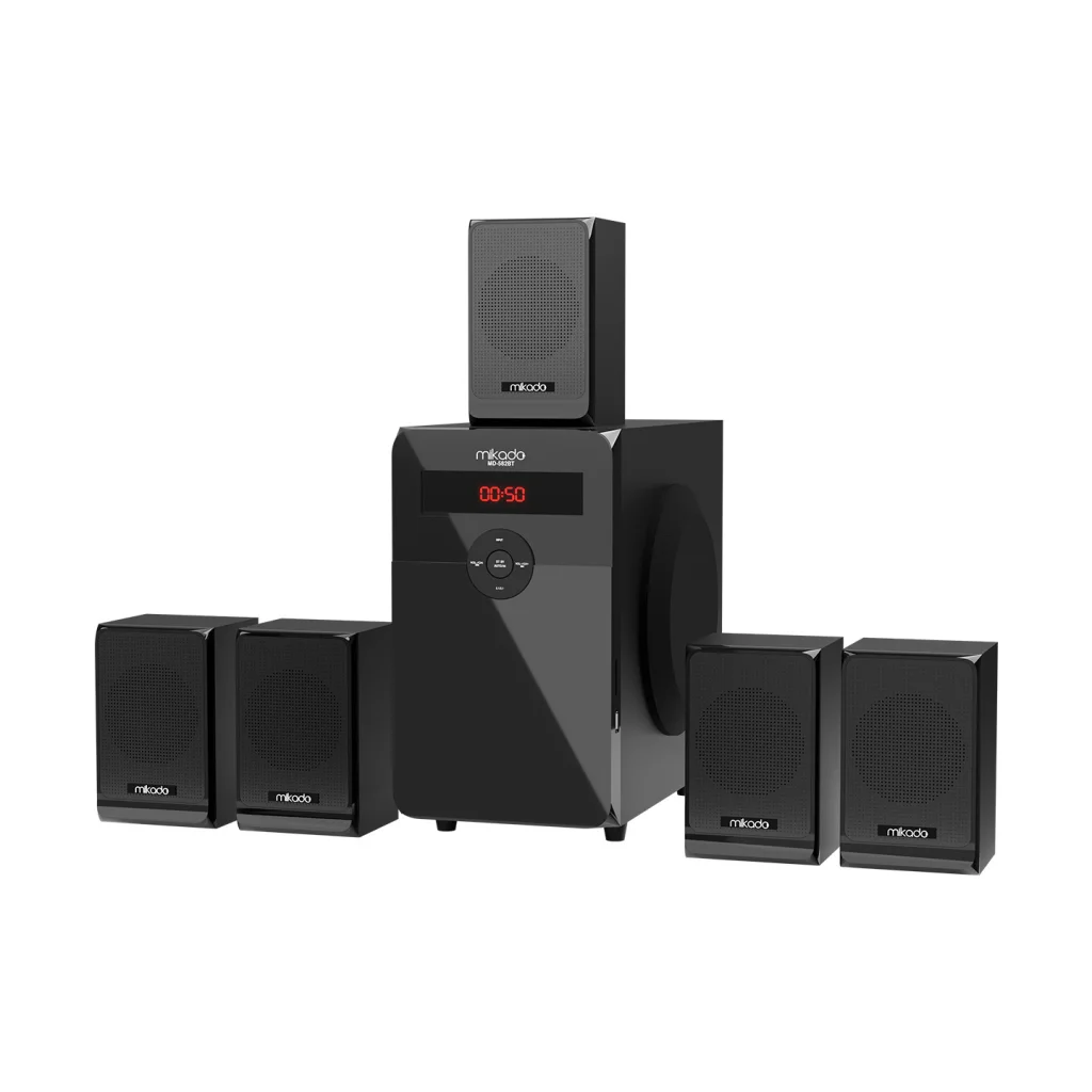 Mikado MD-582BT 110W 5+1 Ev Sinema Sistemi - Bluetooth ve USB Destekli Masaüstü Ses Sistemi