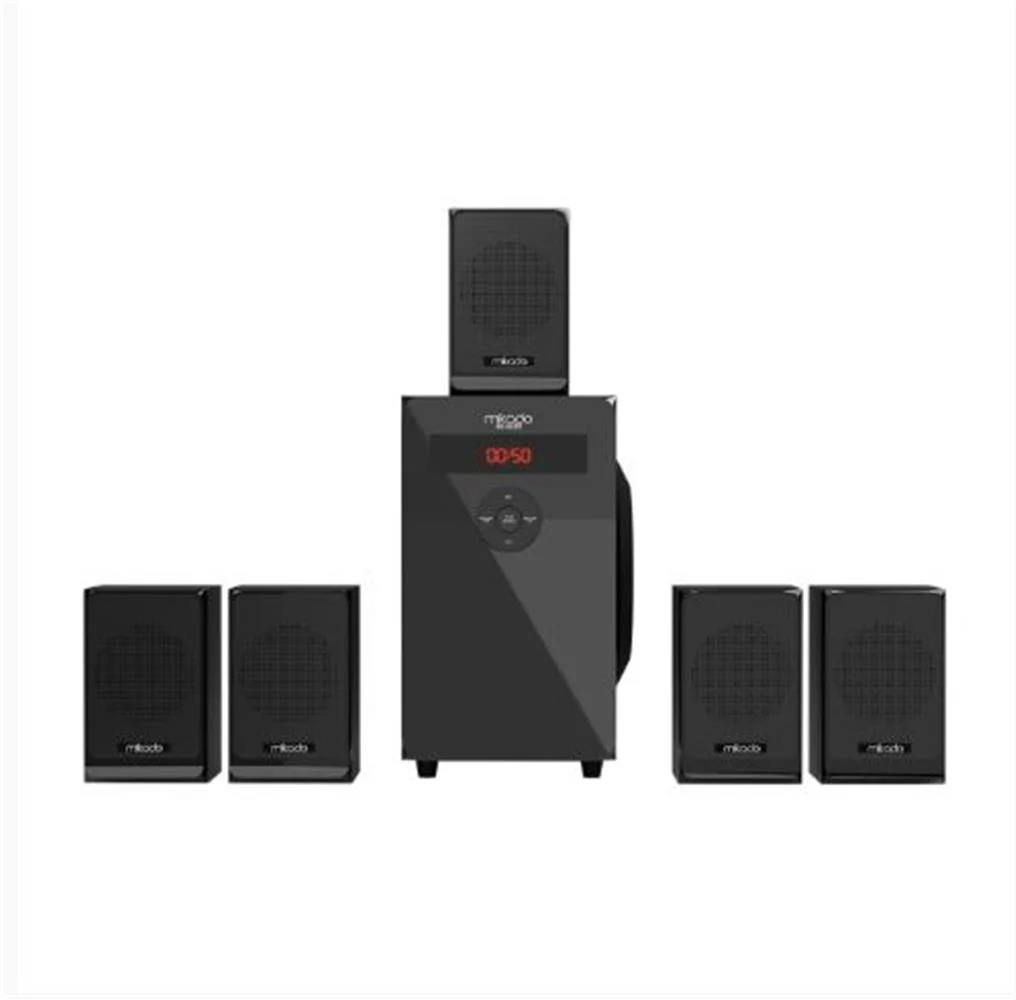 Mikado MD-582BT 5+1 110W Siyah Usb+SD+FM Destekli Multimedia Blue