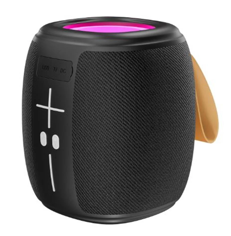 Mikado MD-888 CUBE Siyah 5W 1200mAh BT-TF-USB-LED Işıklı Speaker 
