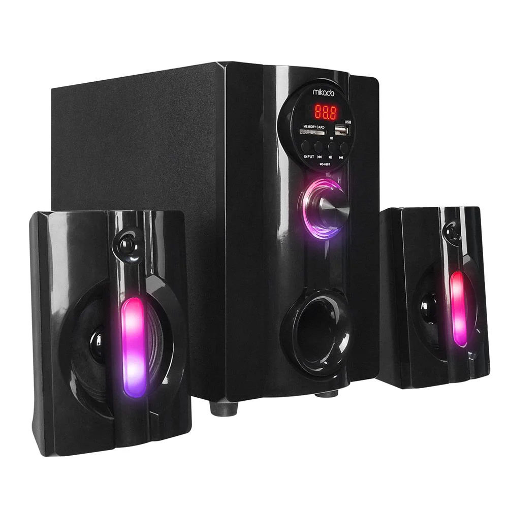 Mikado MD-95BT 2+1 20W Siyah Multimedya FM-BT-SD-USB Speaker Hopa
