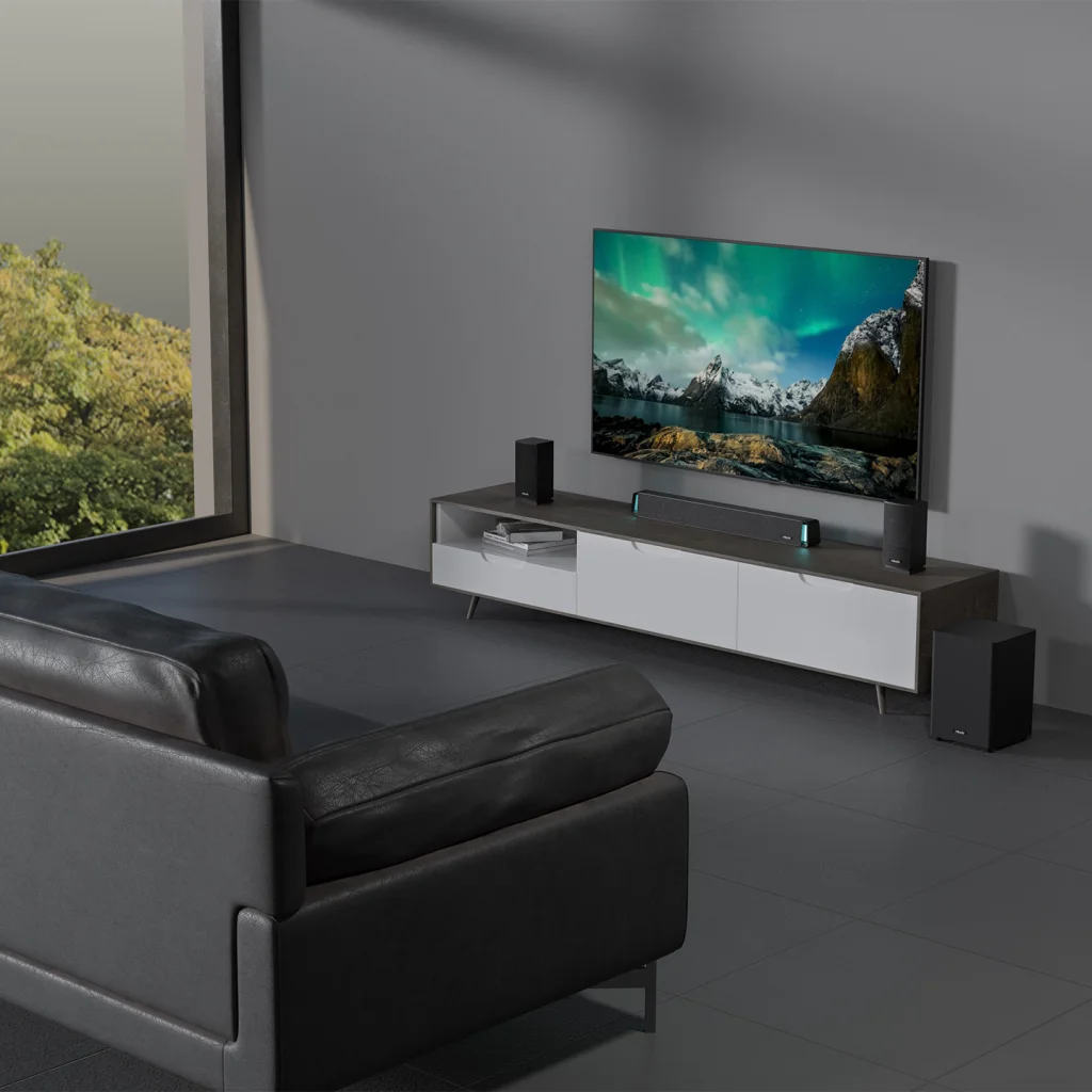 Mikado MD-SBT35 160W 5.1 Kanal Masaüstü Bluetooth Ev Sinema Sistemi - Siyah Kasa