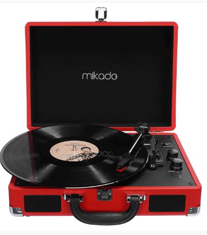 Mikado Nostalgia MN-P317 Kırmızı Pikap+Rca+Bluetooth Destekli Müz