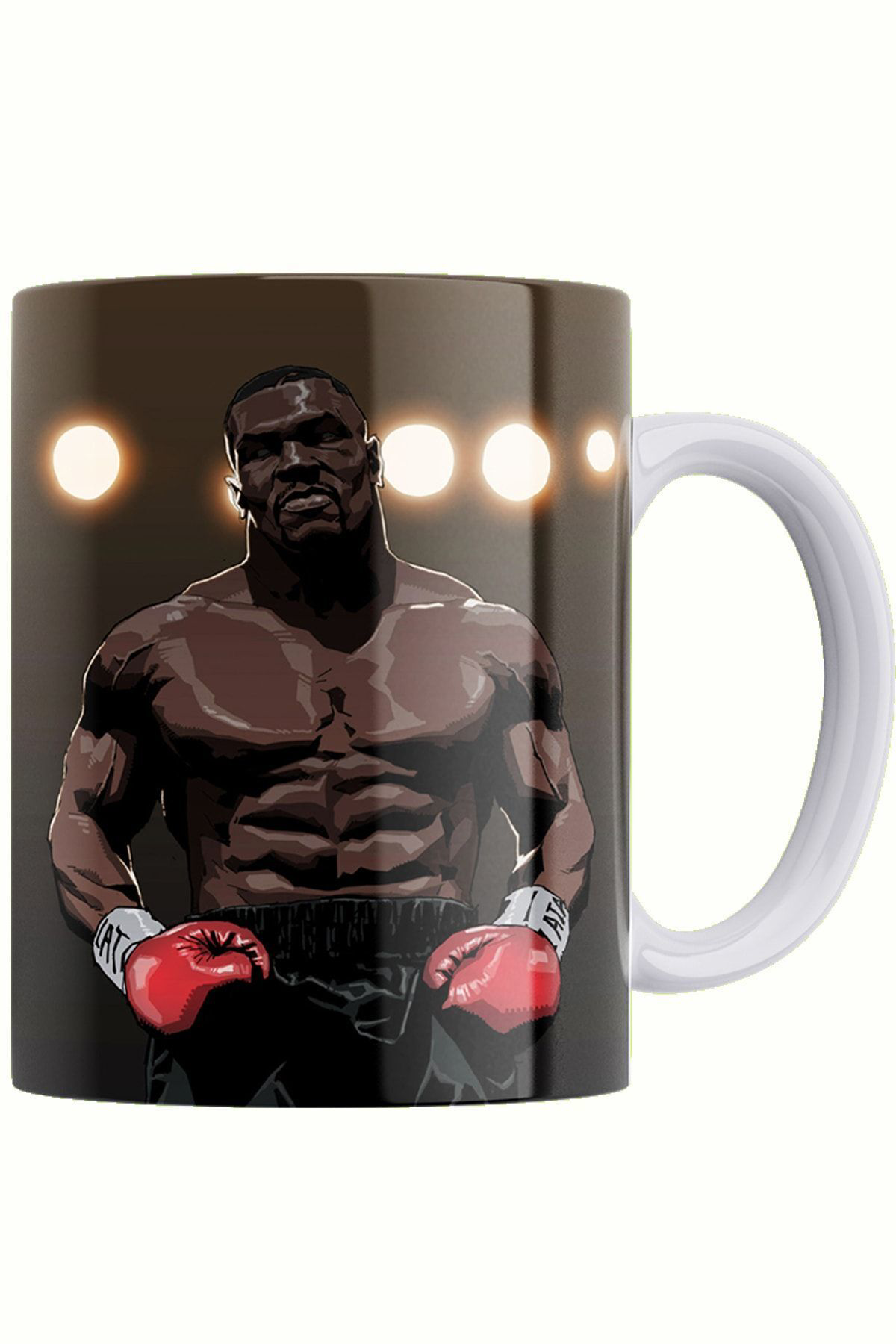 Remonz Mike Tyson Çift Taraflı Baskılı Porselen Kupa