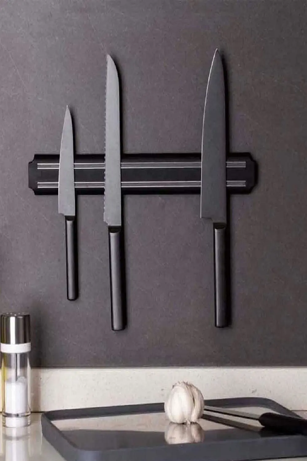 Mıknatıslı Bıçak Tutucu Stand Metal Bıçak Askısı 55 cm