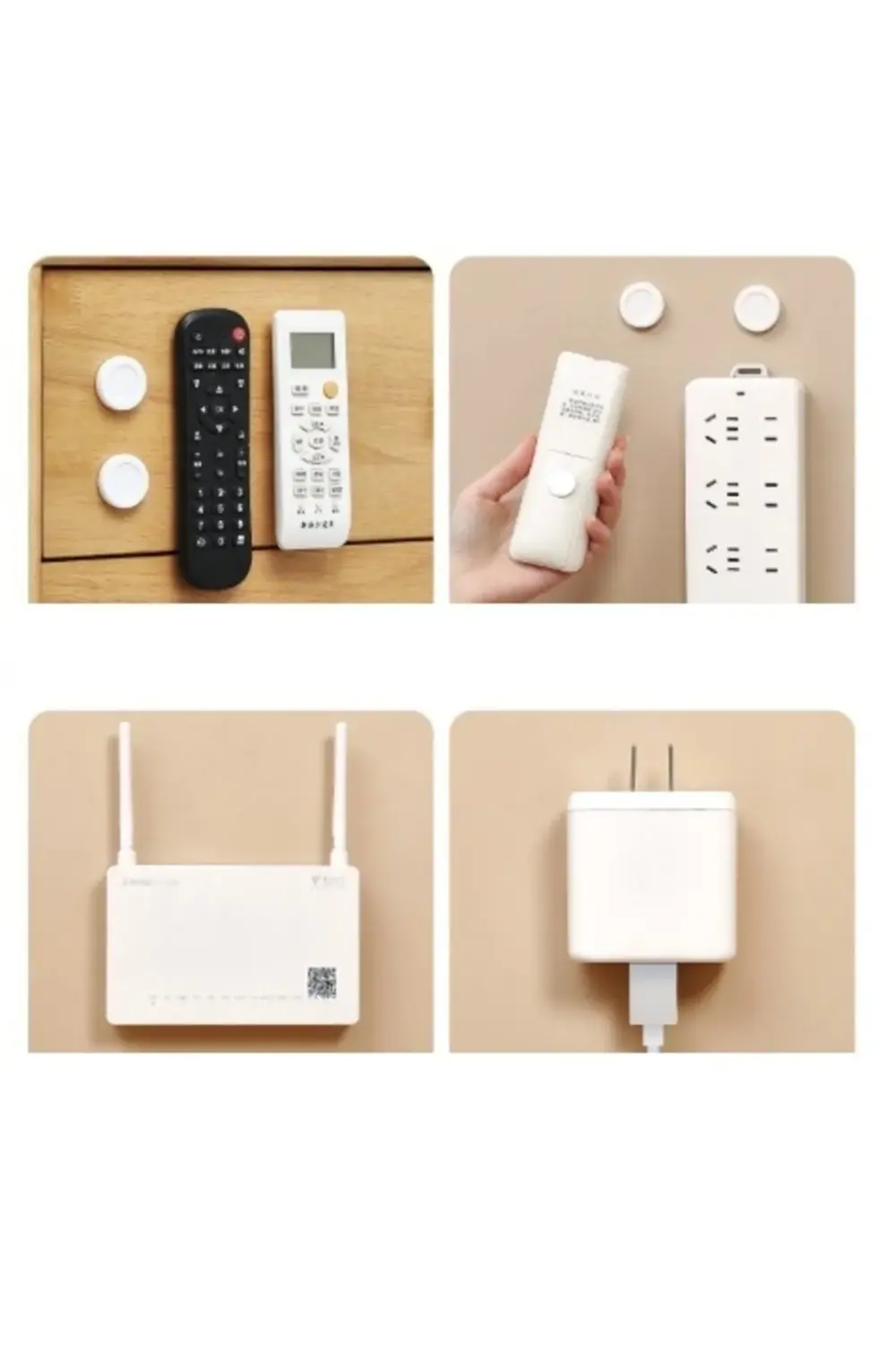 Mıknatıslı Çok Amaçlı Kumanda, Telefon Tutucu 2 ADET