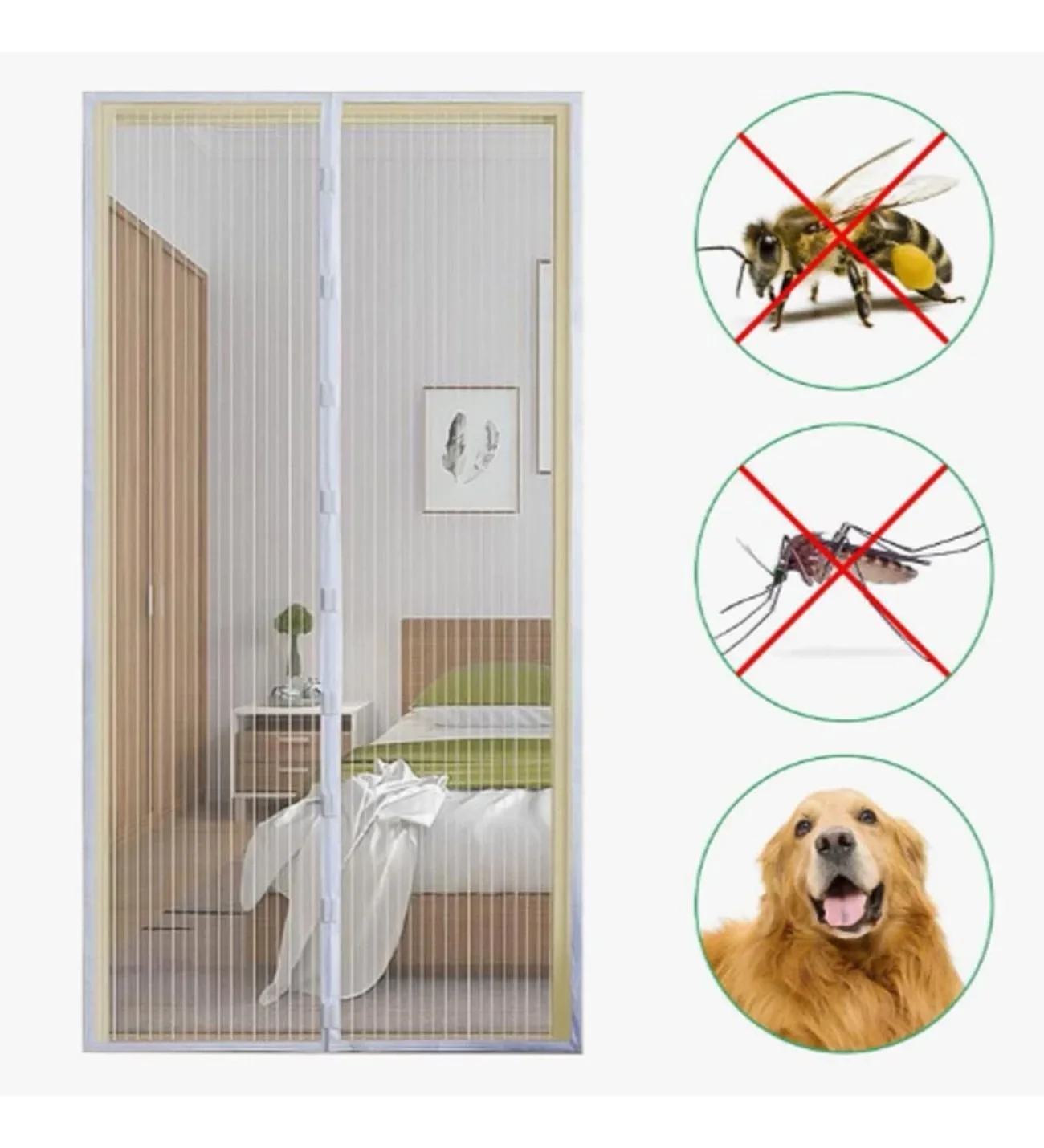 Mıknatıslı Kapı Sinekliği Tül Perde 105 X 210 Cm Bx40 Fiyatı, Yorumları ve Özellikleri
