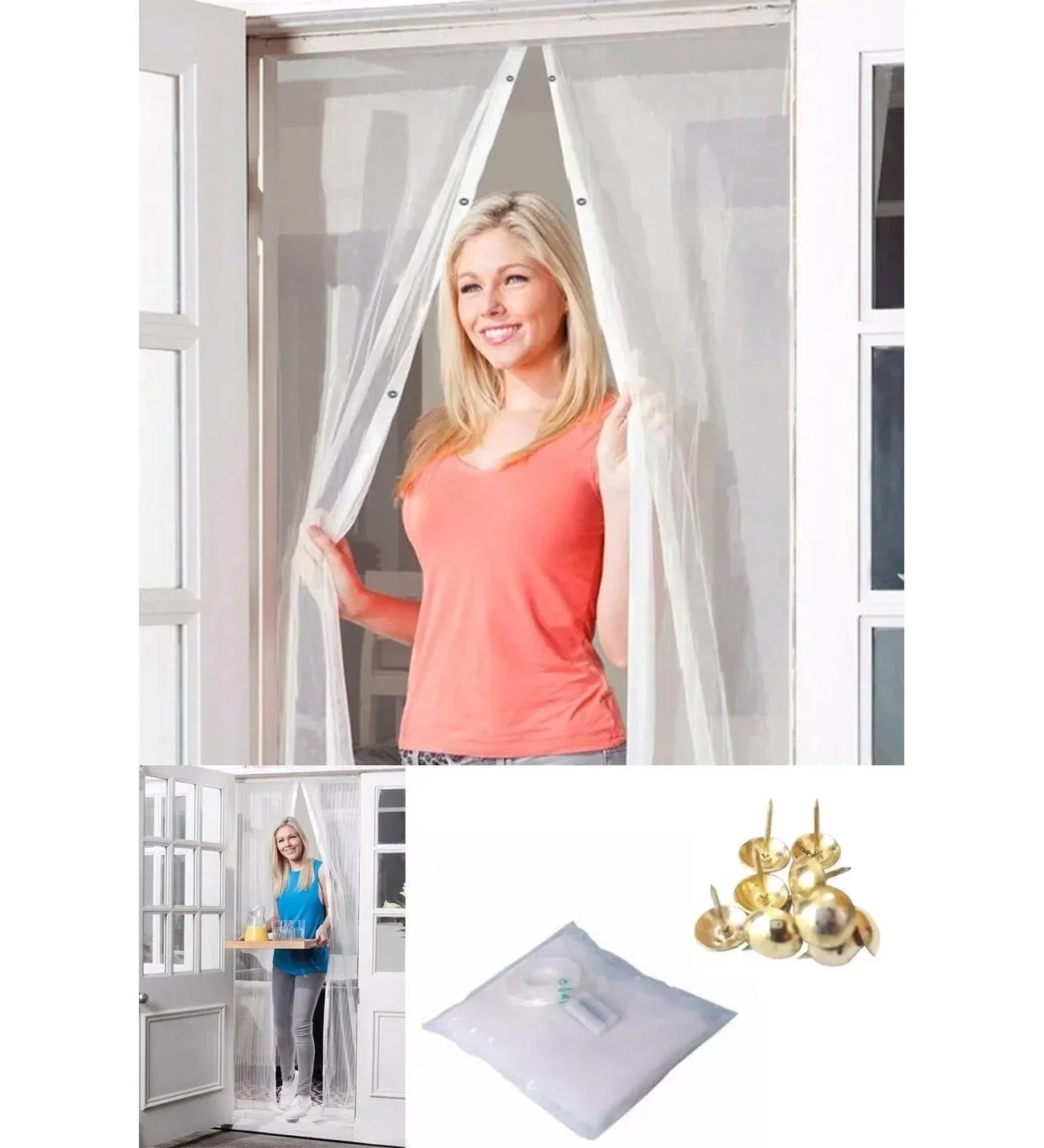 Mıknatıslı Kapı Sinekliği Tül Perde 105 X 210 Cm Bx40 Fiyatı, Yorumları ve Özellikleri
