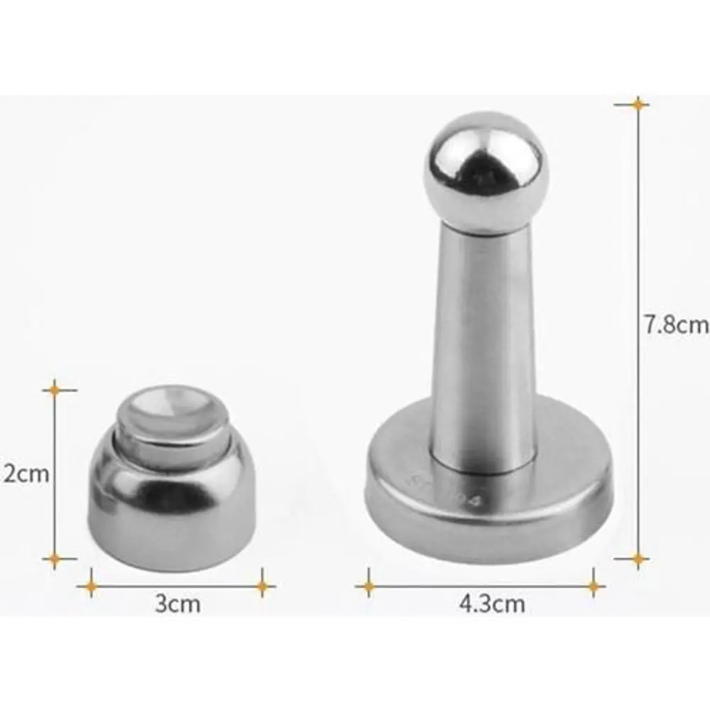 Mıknatıslı Kapı Tamponu 8 cm Kapı Stoperi (5 Adet)