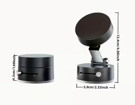 Mıknatıslı Katlanabilir Araç Telefon Tutucu Torpido ve Cam Uyumlu Mıknatıslı Katlanabilir Araç Telefon Tutucu Torpido ve Cam Uyumlu