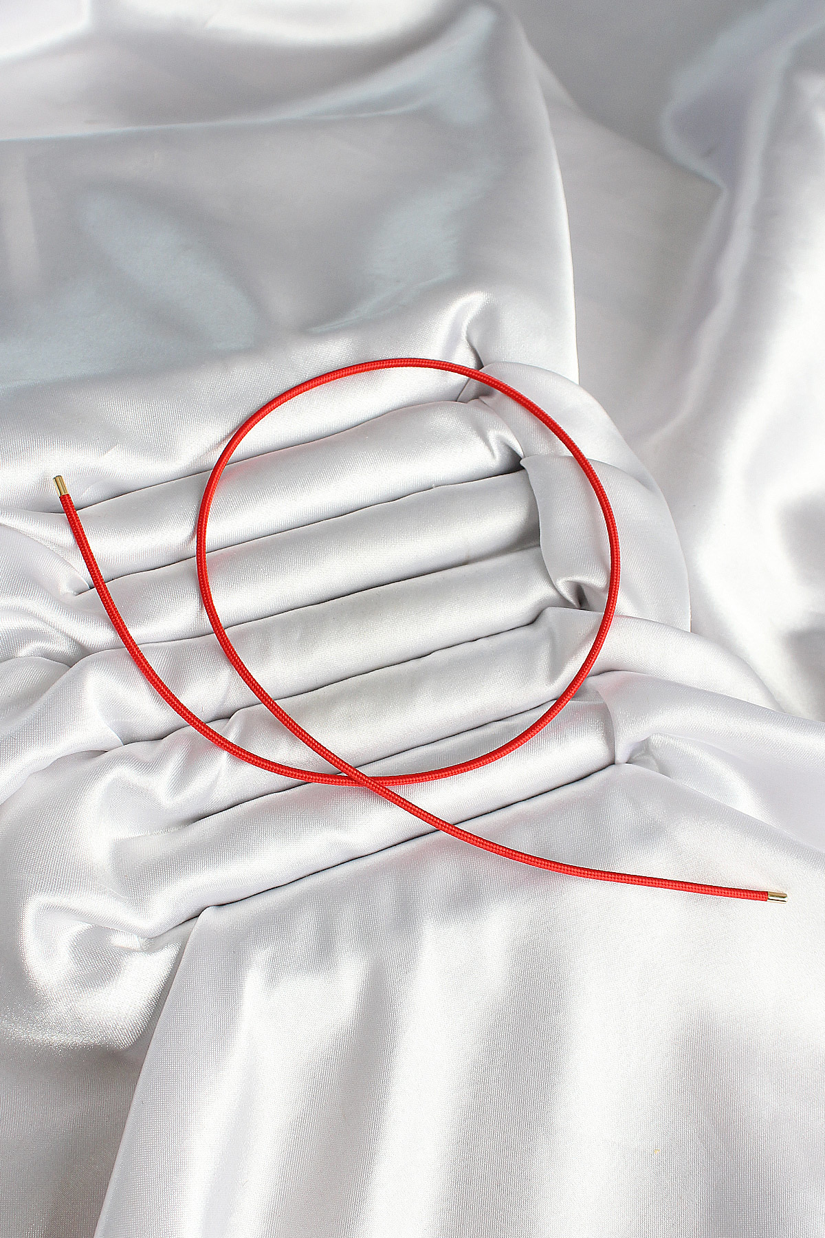 Mıknatıslı Kırmızı Renk Sarmal Kadın Bileklik - TJ-BB6976