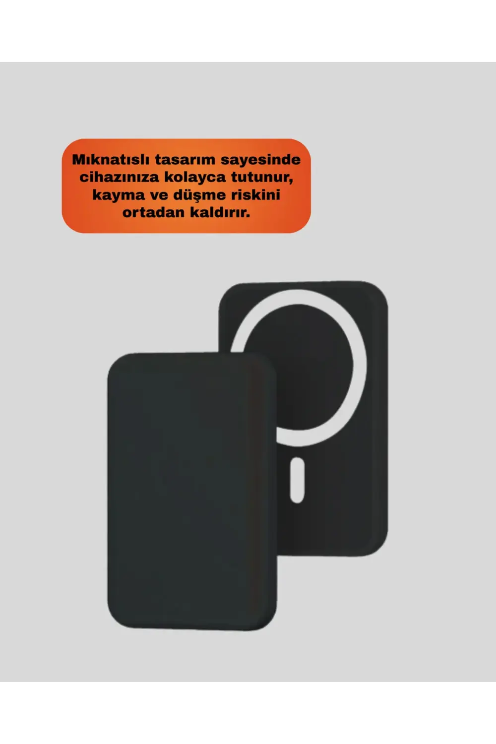 Mıknatıslı MagSafe Uyumlu Araç Tutucu Kablosuz Şarj Destekli