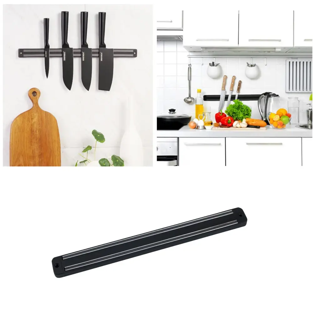 Mıknatıslı Paslanmaz Duvar Bıçak Askısı Standı 33 Cm Aparat (4741