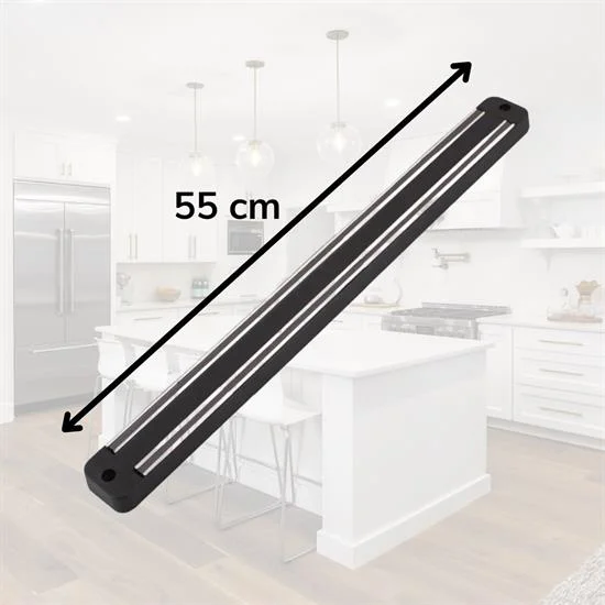 Mıknatıslı Paslanmaz Duvar Bıçak Askısı Standı 55 Cm Aparat Mıknatıslı Paslanmaz Duvar Bıçak Askısı Standı 55 Cm Aparat
