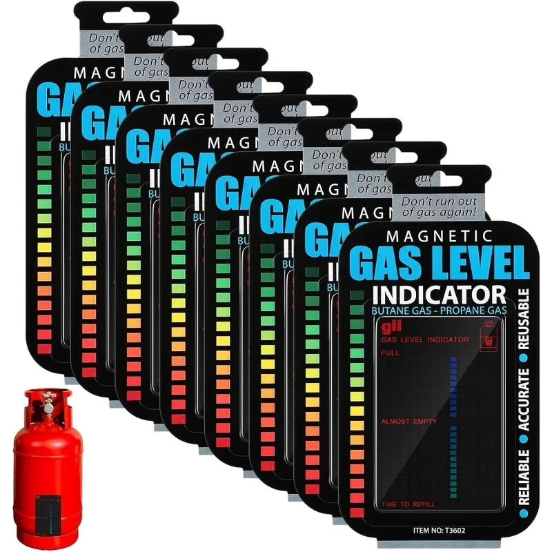 Mıknatıslı Tüp Gaz Seviye Ölçer - Hızlı Göstergeli - Yeniden Kullanılabilir Mıknatıslı Tüp Gaz Seviye Ölçer - Hızlı Göstergeli - Yeniden Kullanılabilir